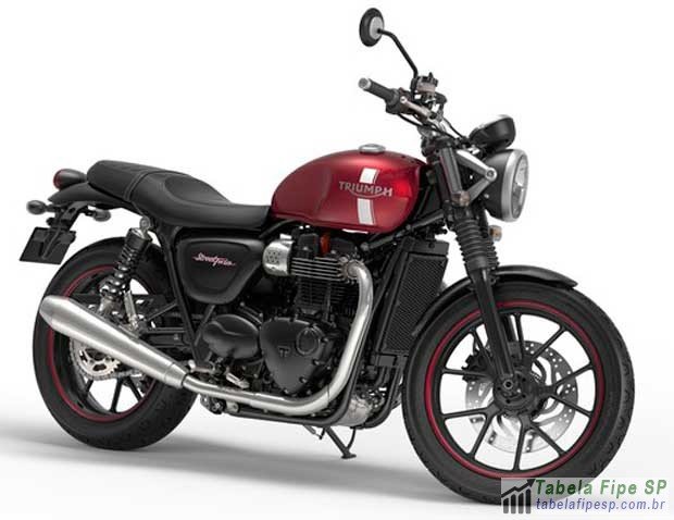 Imagem de divulgação Tabela fipe preço Triumph Street Twin 900 2017