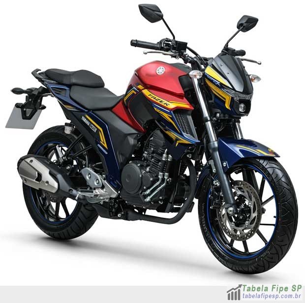 Tabela Yamaha FZ25 Fazer Thor Flex 2023 fipe preço