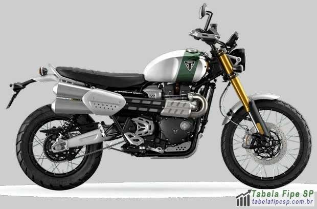 Imagem de divulgação Tabela fipe Triumph Scrambler 1200 XE Chrome Edition 2023